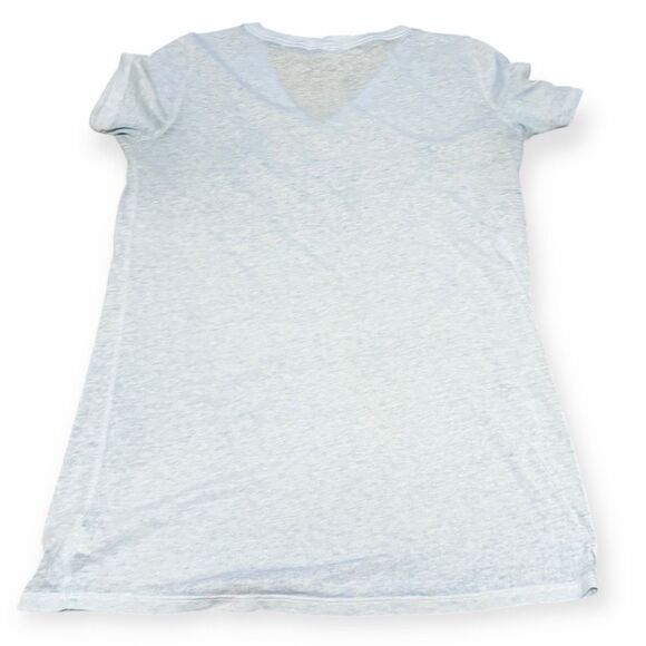 PINK VICTORIA’S SECRET Women’s Heather Blue V-Neck Short Sleeve Sleep Shirt Size - Picture 2 of 5